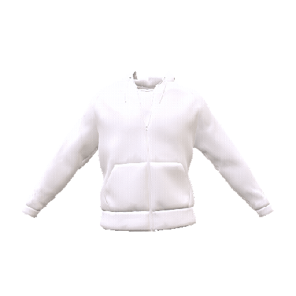 Self Customise, Male Hoodie w/Undershirt preview