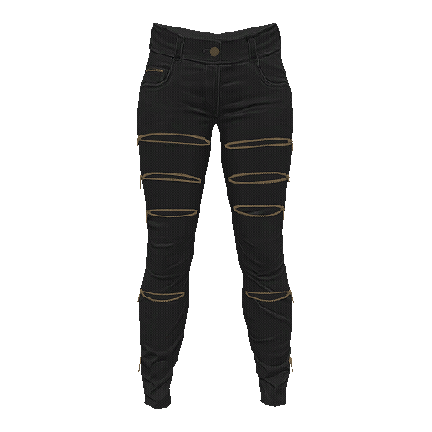 Self Customise, Female Leather Zipper Pants preview
