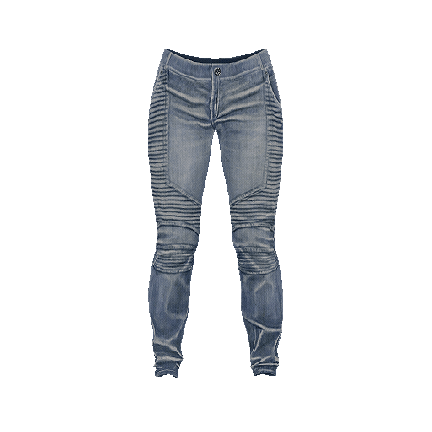 Self Customise, Female Jeans Ribbed preview