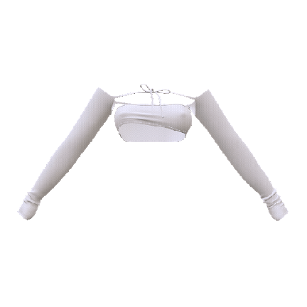 Self Customise, Female Long Cropped Top preview