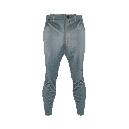 Self Customise, Male Jeans Low Crotch preview