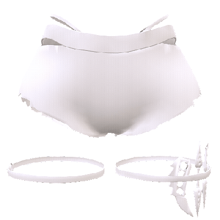 Self Customise, Female Booty Knife Shorts preview