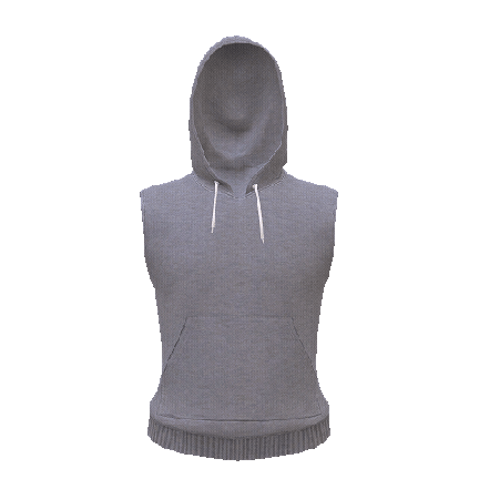 Self Customise, Male Sleeveless Hoodie With Hood preview