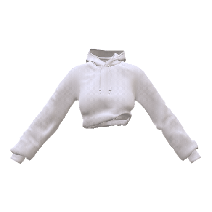 Self Customise, Female Cropped Hoodie preview