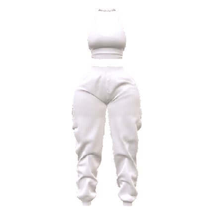Self Customise, Female Crop Top & Jogger Set preview